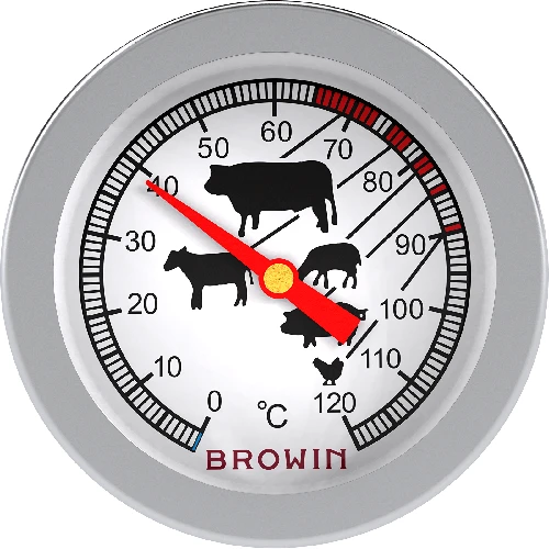 Fleischthermometer 0°+120°C - 7 ['Temperatur', ' Küchenthermometer', ' Gastronomie-Thermometer', ' Lebensmittelthermometer', ' Lebensmittelthermometer mit Sonde', ' Thermometer für Fleisch', ' Thermometer mit Sonde', ' Küchenthermometer mit Sonde', ' Sonde für Fleisch', ' Thermometer für das Braten', ' Thermometer für das Kochen', ' Thermometer für das Räuchern', ' Thermometer für den Backofen', ' Backofenthermometer', ' Thermometer mit Sensor']