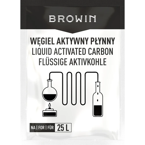 Flüssige Aktivkohle für 25 L, 140 g  - 1 ['flüssige Aktivkohle', ' flüssige Kohle', ' Aktivkohle für Alkohol', ' Aktivkohle für die Filtration von Alkohol', ' Aktivkohle für die Filtration von Destillaten', ' Zusätze zu Alkohol']