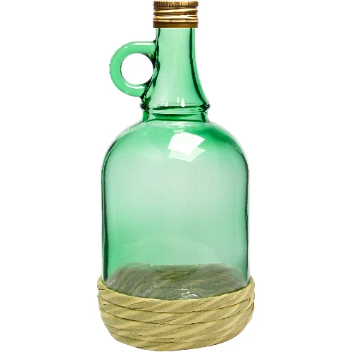 Gallone 1,0 l Flasche mit Geflecht, mit Schraubver - 2 ['Alkoholflasche', ' dekorative Alkoholflaschen', ' Glasflasche für Alkohol', ' Flaschen für Selbstgebrannten für die Hochzeitsfeier', ' Flasche für Likör', ' Wodkaflaschen', ' Wodkaflasche Hochzeitsfeier', ' Weinflasche', ' Weinflaschen']