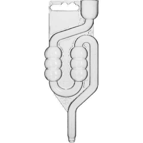 Gärröhrchen aus Plastik, 6 Kammern  - 1 ['Gärröhrchen', ' nichtsplitterndes Gärröhrchen', ' Gärröhrchen aus Plastik', ' großes Gärröhrchen', ' Röhrchen für die Gärung', ' Röhrchen für Wein', ' Röhrchen für Cuvée', ' 6-Kammer-Röhrchen browin']