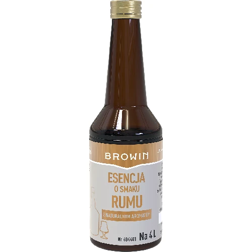 Geschmacksessenz Gold mit Rumgeschmack für 4 L, 40 ml  - 1 ['Browin-Essenz', ' Rum-Essenz', ' Essenz weißer Rum', ' Essenz mit Rum-Geschmack', ' Strands-Essenz', ' Rum-Aroma für Alkohol', ' Bacardi-Rum', ' Cuba Libre', ' Mojito']