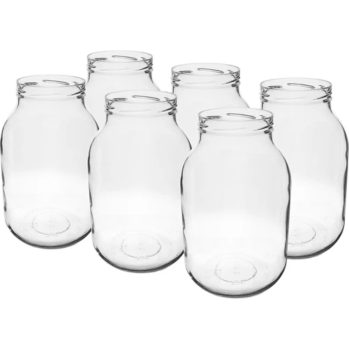 Glas 3000 ml Multipack 6 Stck. (O 100)  - 1 ['Glas', ' Glas für Salzgurken', ' Glas für Gurken', ' Glas für Liköre']