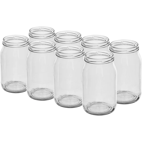 Glas 900ml Multipack 8 Stck.  - 1 ['Gläser', ' Glas', ' Gläser für Einmachprodukte', ' Einmachglas', ' Einmachgläser', ' Glas für Gurken', ' Glas für Honig ']