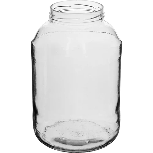 Glass jar 4l + Farbkappe + Gabel oder Zange - 2 ['Glas', ' Glas mit Schraubverschluss', ' Glas für Salzgurken', ' Glas für Gurken', ' Glas für Liköre', ' Glas mit Zange', ' Gurkenzange', ' Küchenzange']