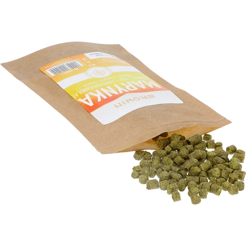 Hopfen Marynka - Pellets 50 g - 4 ['Bierhopfung', ' Hopfen für Bier', ' Hopfen Alpha-Säuren', ' Bier', ' Hausgebrautes Bier', ' Bier brauen', ' wie man Bier macht', ' welcher Hopfen für Bier', ' welchen Hopfen wählen', ' Hopfen in Pellets', ' Hopfenpellets', ' Hopfen Marynka']