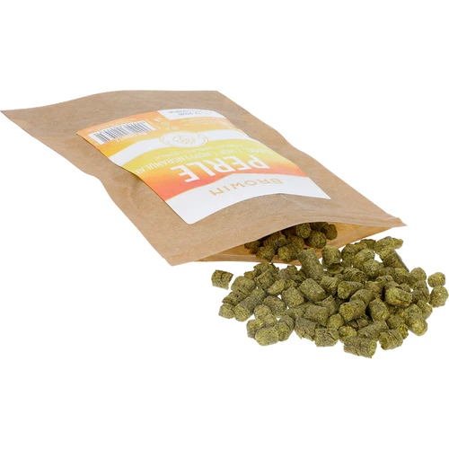 Hopfen Perle - Pellets 50 g - 4 ['Bierhopfung', ' Hopfen für Bier', ' Hopfen Alpha-Säuren', ' Bier', ' Hausgebrautes Bier', ' Bier brauen', ' wie man Bier macht', ' welcher Hopfen für Bier', ' welchen Hopfen wählen', ' Hopfen in Pellets', ' Hopfenpellets', ' Hopfen Perle']