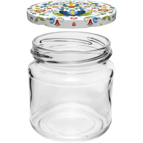 Jar 212 ml - 2 ['Einmachglas', ' Glas', ' kleines Glas', ' Gewürzglas']