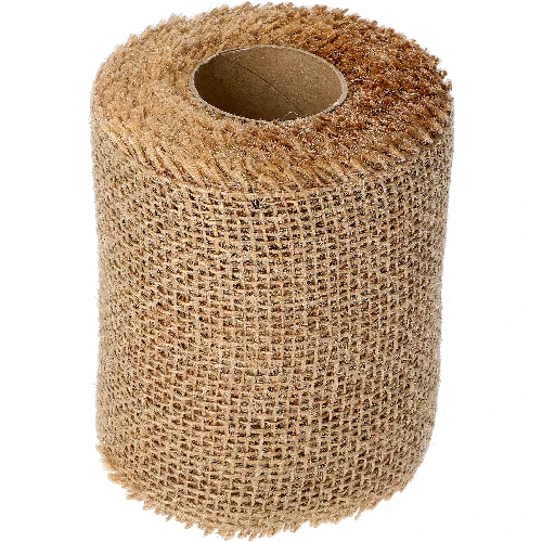 Juteband 10 cm / 5 m  - 1 ['Band aus Jute', ' Juteband', ' Band für Tomaten', ' Band für Gurken', ' natürliches Band', ' Öko-Band', ' Band zum Binden', ' Band zum Basteln']