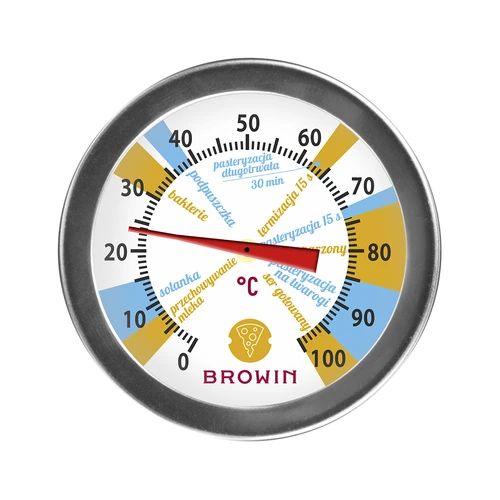 Käsethermometer  (0°C bis +100°C) 19,8cm - 2 ['Käseherstellung', ' Käsethermometer', ' Käsesortiment']