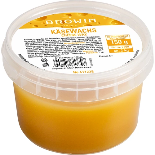 Käsewachs - 150 g  - 1 ['Plastisches Wachs', ' Lebensmittelwachs', ' Käsewachs', ' Wachs', ' Käseüberzugswachs', ' Wachs für Käse']