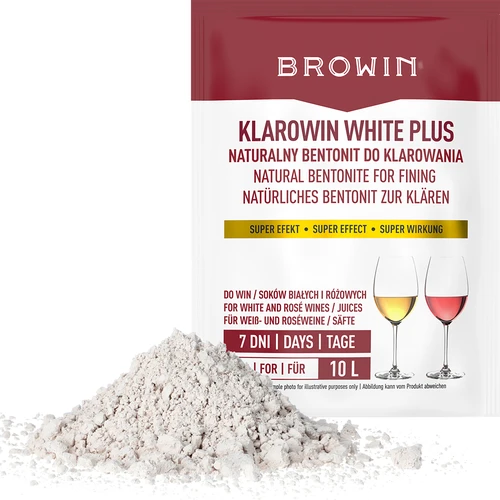 Klarowin White Plus - Klärmittel 8 g - 3 ['Klärmittel für Wein', ' Klärmittel', ' Klarowin für Wein', ' zum Klären von Wein', ' Zubehör für die Weinbereitung', ' hausgemachter Wein', ' Weißwein', ' Roséwein', ' zum Klären von Säften', ' Klären von Säften']