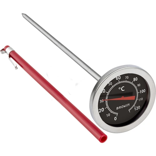 Kochthermometer (0°C bis +120°C) 20,5cm  - 1 ['Temperatur', ' Temperaturkontrolle', ' Thermometer fürs Kochen', ' Thermometer fürs Braten', ' Küchenthermometer', ' Gastronomie-Thermometer']