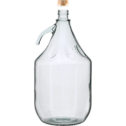 Korbflasche 5 L, Dame mit einem Schraubverschluss - 2 ['5l Flasche', ' Gärflasche', ' Gärständer', ' Weinregal', ' Weinregal', ' Weinlagerung', ' Saftflasche']