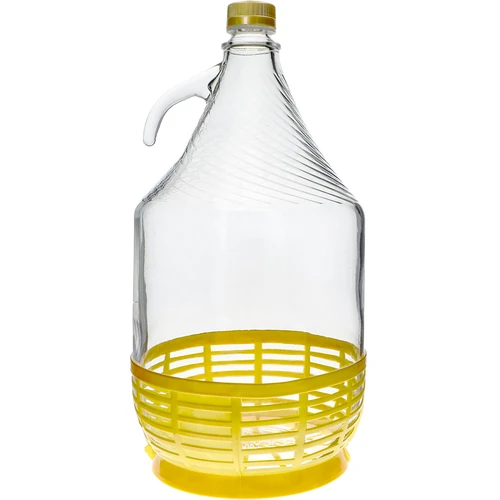 Korbflasche 5 L, Dame mit einem Schraubverschluss  - 1 ['Weinballon', ' Ballon für Wein', ' Weinflasche', ' Flasche für Wein', ' Ballon für Wein 50 l', ' Ballon für Wein 50 l Castorama', ' Wein Ballon', ' Wein Ballon Castorama', ' Weinballon in Bast', ' Weinballon im Bastkorb ']