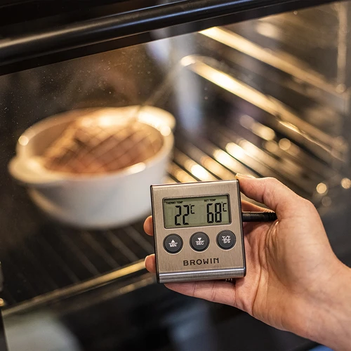 Lebensmittelthermometer mit Sonde (0°C bis 250°C) - 11 ['Thermometer mit Sonde', ' elektronisches Thermometer', ' Küchenthermometer', ' Lebensmittel-Thermometer', ' Thermometer fürs Braten', ' Thermometer fürs Kochen', ' für Fleisch', ' für Kuchen']