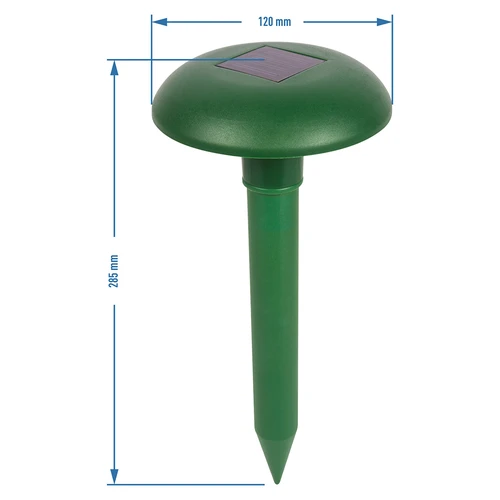 Maulwurfschreck mit Solarbatterie gespeist - 7 ['Maulwurfabwehr', ' Anti-Maulwurf', ' Anti-Maulwurf', ' Wühlmäuse', ' Wühlmäuse', ' Feldmäuse', ' Sonnenabwehr']