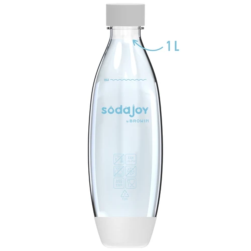 Mehrwegflasche für SodaJoy - 5 ['Mehrwegflasche', ' Mehrwegflasche für SodaJoy', ' Gerät zur Sättigung von Getränken mit Kohlensäure', ' Patronen für Geräte zur Sättigung von Getränken mit Kohlensäure', ' Patrone für Geräte zur Sättigung von Getränken mit Kohlensäure', ' Gerät zur Sättigung von Getränken mit Kohlensäure für zuhause', ' wie mache ich Sprudelwasser', ' welcher Siphon für Sprudelwasser', ' Prosecco', ' Prosecco-Weine', ' kohlensäurehaltige Getränke', ' Maschine zur Sättigung von Getränken mit Kohlensäure', ' kohlensäurehaltiger Wein', ' Wein mit Sprudelwasser', ' Sättigung von Wein mit Kohlensäure', ' Sprudelwasser', ' Sprudelwasser zuhause', ' Siphon für Sprudelwasser', ' woher kommt Sprudelwasser', ' Sättigung von Wasser mit Kohlensäure zuhause', ' Sättigung mit Kohlensäure']