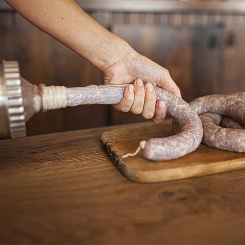 Naturdarm vom Schwein - Kaliber 28/30 mm, 20 m - 7 ['für Hauswurst', ' Darm für Weißwurst', ' Do it yourself', ' Hauswurst', ' für Räucherwurst', ' für Dampfwurst']