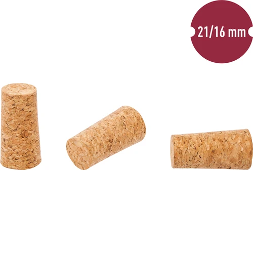 Naturkorken 21/16 mm 20 Stck. - 2 ['Korken aus Naturkork', ' Weinkorken', ' Korken für Flasche', ' Stöpsel für Flasche', ' Weinflaschen mit Korken', '']