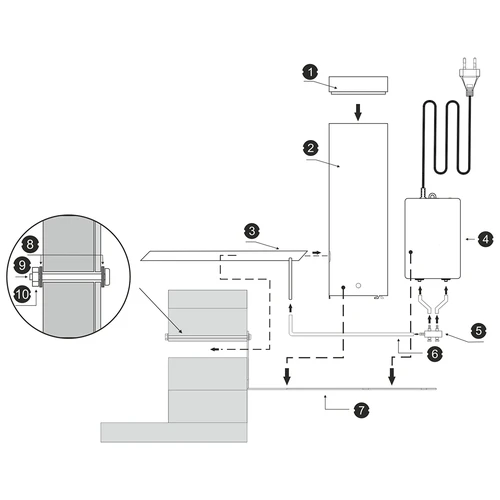 Rauchgenerator dragON Jet 1 Long mit Elektropumpe - 9 ['Rauchgenerator', ' Rauchgenerator für den Räucherofen', ' Räuchern', ' Kalträuchern', ' Warmräuchern', ' Generator von Räucherrauch', ' Raucherzeuger', ' Räucherspäne', ' Rauch', ' Kaltrauch', ' Rauchgenerator mit abnehmbarem Füllrohr', ' Rauchgenerator mit Pumpe', ' Rauchgenerator mit Elektropumpe', ' bester Rauchgenerator', ' universeller Rauchgenerator', ' Rauchgenerator für alle Räucheröfen', ' Rauchgenerator für gemauerte Räucheröfen', ' Rauchgenerator für Räucheröfen mit stärkeren Wänden']