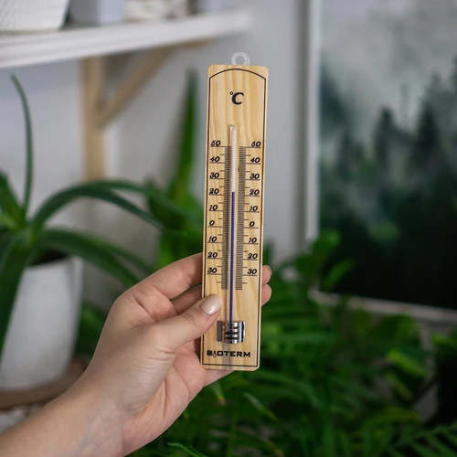 Raumthermometer aus Holz mit verstärktem Schutz der Kapillare (-30°C bis +50°C) 20cm - 3 ['Innenthermometer', ' Raumthermometer', ' Heimthermometer', ' Thermometer', ' Raumthermometer aus Holz', ' Thermometer mit lesbarer Skala', ' Thermometer mit verstärkter Kapillare']