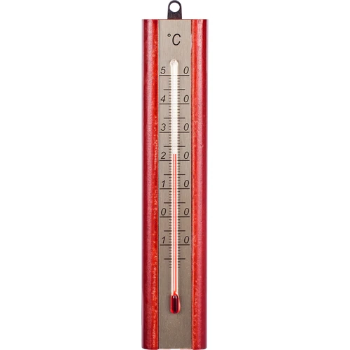 Raumthermometer mit goldfarbener Skala (-40°C bis +50°C) 16cm mix  - 1 ['Innenthermometer', ' Raumthermometer', ' Heimthermometer', ' Thermometer', ' Raumthermometer aus Holz', ' Thermometer mit lesbarer Skala', ' Thermometer mit goldfarbener Skala']