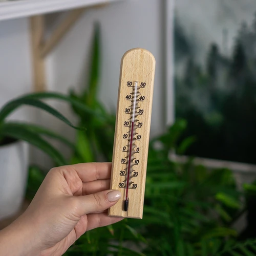 Raumthermometer mit Muster (-20°C bis +50°C) 18cm mix - 4 ['Innenthermometer', ' Raumthermometer', ' Heimthermometer', ' Thermometer', ' Raumthermometer aus Holz', ' Thermometer mit lesbarer Skala', ' Thermometer mit verstärkter Kapillare', ' Thermometer mit Muster', ' Thermometer mit Grafik']