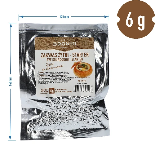 Roggensauerteig - Starter für Brot und Roggensauermehlsuppe, 6 g - 5 