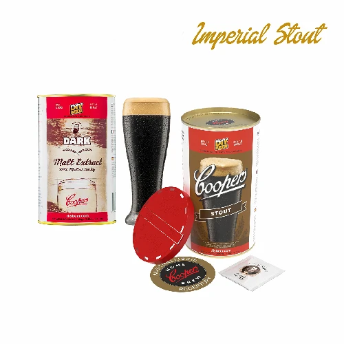 Russian-Imperial-Stout-Brauset  - 1 ['dunkles Bier', ' Stout-Bier', ' selbstgebrautes Bier', ' wie macht man Bier', ' Kraftbier', ' Malzextrakt', ' Brewkit-Bier', ' Coopers-Bier']