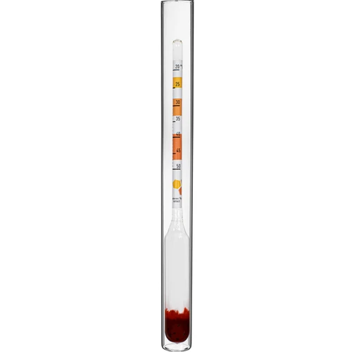 Saccharimeter zur Bestimmung des Zuckergehalts in Met - 2 ['Senkspindel', ' Saccharimeter', ' Met', ' Met mit 1/2 Teil Honig', ' Met mit 1/3 Teil Honig', ' Met mit 1/4 Teil Honig', ' zur Messung von Zucker']