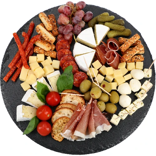 Schwenkbares Servierbrett Schiefer, 30 cm - 10 ['Servierbrett', ' Servierset mit schwenkbarem Tablett', ' Servierbrett für Käse', ' Aufschnitt und Snacks', ' Servierbrett', ' schwenkbares Brett', ' schwenkbares Tablett', ' Servierbrett', ' Servierstein', ' Sushi-Schieferbrett', ' Sushi-Brett', ' Fingerfood-Brett', ' Serviertablett', ' Servierbrett']