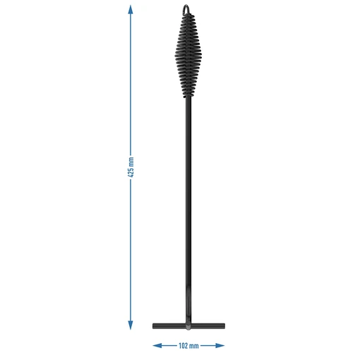 Stiel/Schürhaken für Deckel von Gusseisentöpfen oder -kesseln - 4 ['Schürhaken', ' pulverbeschichteter Schürhaken', ' Stahlschürhaken', ' Deckelgreifer', ' Deckelheber', ' für gusseisernen Kessel', ' für gusseisernen Topf']