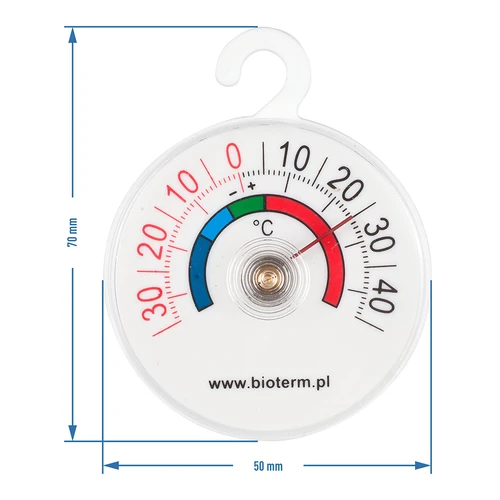 Thermometer für Kühl- und Gefrierschränke  (-35°C bis +45°C) Ø 5cm - 2 ['Bimetallthermometer', ' Küchenthermometer', ' kulinarischer Thermometer', ' Thermometer für Kühlschränke', ' Kühlschrankthermometer', ' Gefrierthermometer', ' Thermometer für Kühlmaschinen', ' Thermometer für Kühlschränke', ' Kühlschrankthermometer']