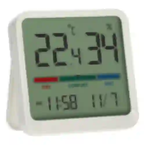 Elektronisches Raumthermometer, weiß