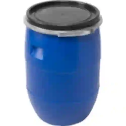 Fass für Kohl 60 L, mit Spannring, blau, Sterk