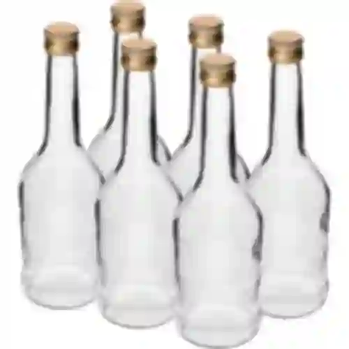 Flasche Napoleon 500 ml, mit fi 28-Schraubverschluss, 6 St.