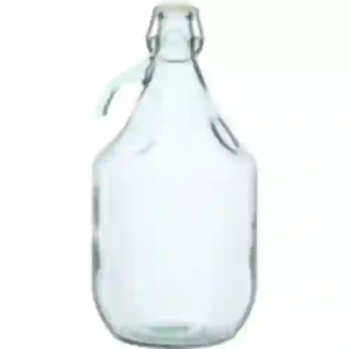 Korbflasche 5 l, Dame - mit Bügelve