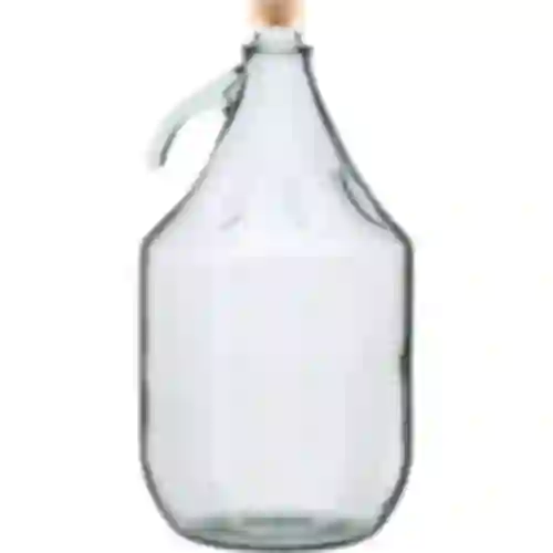 Korbflasche 5 L, Dame mit einem Schraubverschluss