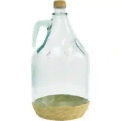 Korbflasche 5 l, Dame mit einem Schraubverschluss