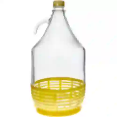 Korbflasche 5 L, Dame mit einem Schraubverschluss