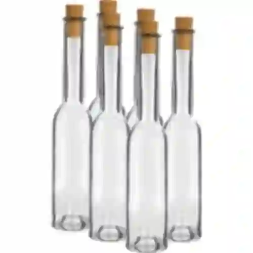 Tinktur-Flasche von 200 ml 6-tlg. + 6 Stecker KK23