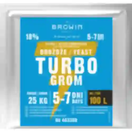 Turbo-Hefe Grom 5-7 Tage 100 L, 340g