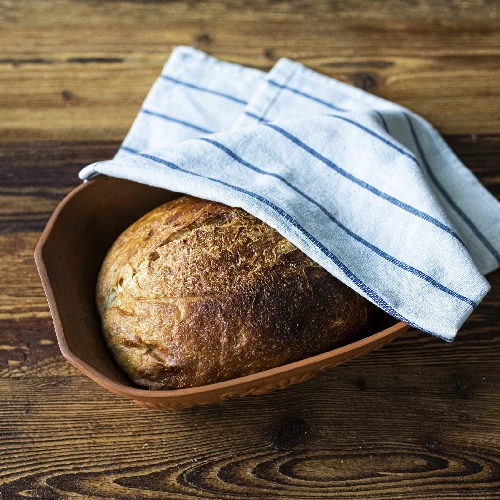 Tonbräter 4 L - 10 ['Geschenk', ' zum Braten von Fleisch', ' zum Backen von Brot', ' Tontopf', ' nicht versengendes Backen', ' fettfreies Kochen', ' gesundes Kochen']