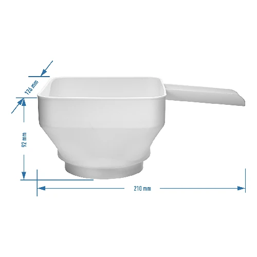 Trichter in quadratischer Form, fi 52-85 mm - 6 ['Trichter für Konserven', ' Trichter für Gläser', ' Trichter für Konserven', ' quadratischer Trichter', ' Trichter für die Spülmaschine']