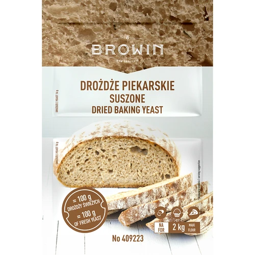 Trockenhefe - 2 x 16 g  - 1 ['Backhefe', ' Hefe für Brot', ' für Pizza', ' Instanthefe', ' bleib zuhause', ' hausgemachte Backwaren', ' Backwaren ohne aus dem Haus gehen zu müssen', ' Hefegebäck', ' doppelte Portion']