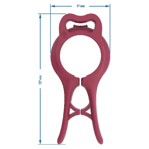 Universeller Öffner 2 in 1 – für Gläser - 4 ['zum Aufschrauben von Gläsern', ' für Kappen fi 66', ' für Kappen fi 82', ' wie man ein Glas aufschraubt', ' Glasöffner drehen', ' Deckelöffner drehena']