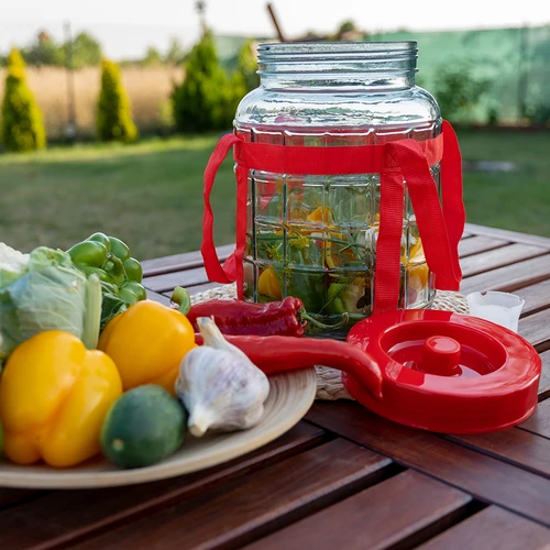 Universelles Glas 8 L - 8 ['Glas für Wein', ' Glas für Einmachprodukte', ' großes Glas', ' für Liköre']