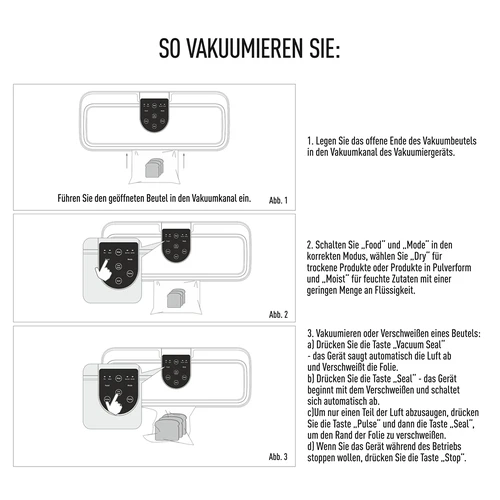 Vakuumiergerät - Premium LED - 10 ['vakuumieren', ' Vakuumiergeräte', ' Lebensmittelaufbewahrung', ' strukturierte Beutel', ' Beutelversiegelung', ' Vakuumverpackungsmaschine', ' Vakuumierer', ' zur Lebensmittelverpackung', ' Vakuumverpackungsset', ' Folie für Vakuumiergeräte', ' für Fleisch', ' für Fisch', ' für Käse', ' wie man die Haltbarkeit von Lebensmitteln verlängert', ' Lebensmittelaufbewahrung zu Hause', ' als Geschenk', ' Küchengeräte', ' praktische Küchenaccessoires', ' effizientes Vakuumiergerät', ' bestes Vakuumiergerät', ' Sous-Vide-Kochen']