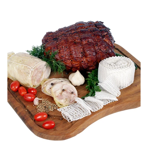 Weißes Räuchernetz 22 cm x 4 m bis 220°C - 7 ['metzger netz', ' fleisch netz', ' schinken netz', ' fleischnetz zum kochen', ' fleischnetz räuchern', ' netz schinken', ' netz fleisch', ' bratennetz für rollbraten', ' schinkennetz räuchernetz', ' fleischnetz', ' schinkennetz', ' rollbratennetz']