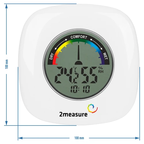 Wetterstation – Elektronisches, Kabellose, weiß - 7 ['Wetterstation', ' Haus-Wetterstation', ' Temperatur', ' Umgebungstemperatur', ' Temperaturüberwachung', ' Elektrothermometer', ' Innenthermometer', ' Feuchtigkeitsmesser', ' Thermometer mit Hygrometer', ' Thermometer mit Feuchtigkeitsmesser', ' Luftfeuchtigkeitsmesser']